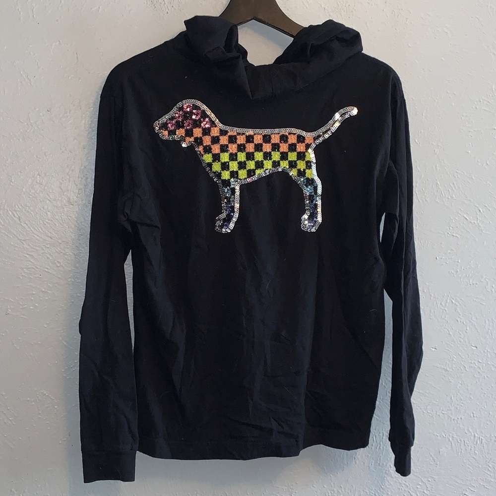 Vs sequin long sleeved hoodie